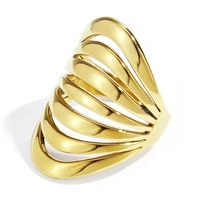 Inel Golden Ribs_0